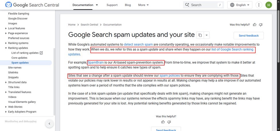 Google June Spam Update